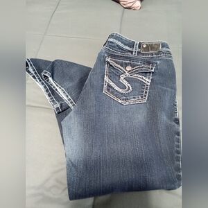 Silver Suki Flap Brand Jeans Size 20